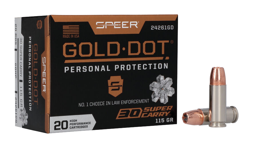 Speer Gold Dot 30 Super Carry 115Grain HollowPoint Personal